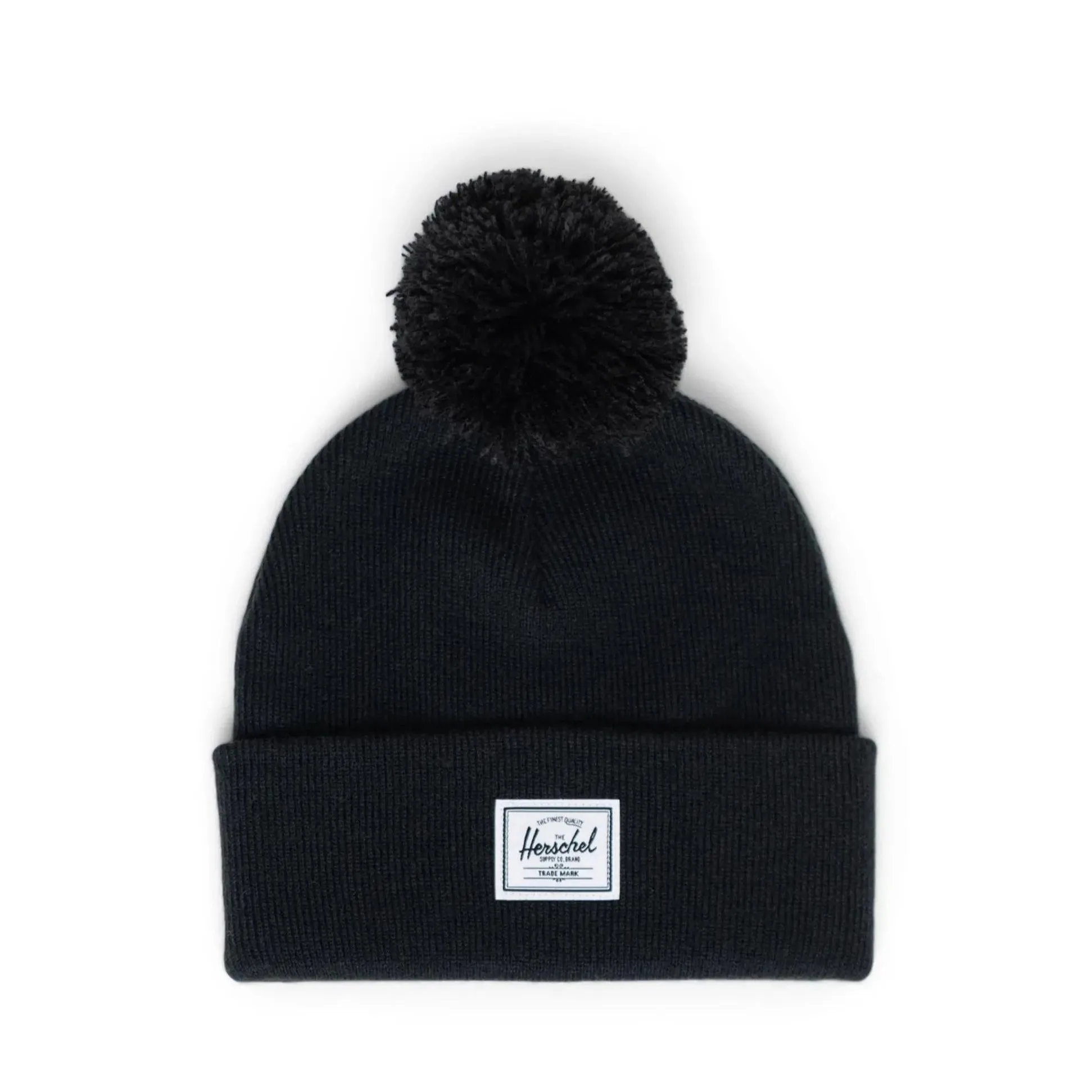 Herschel Black Elmer Pom Beanie