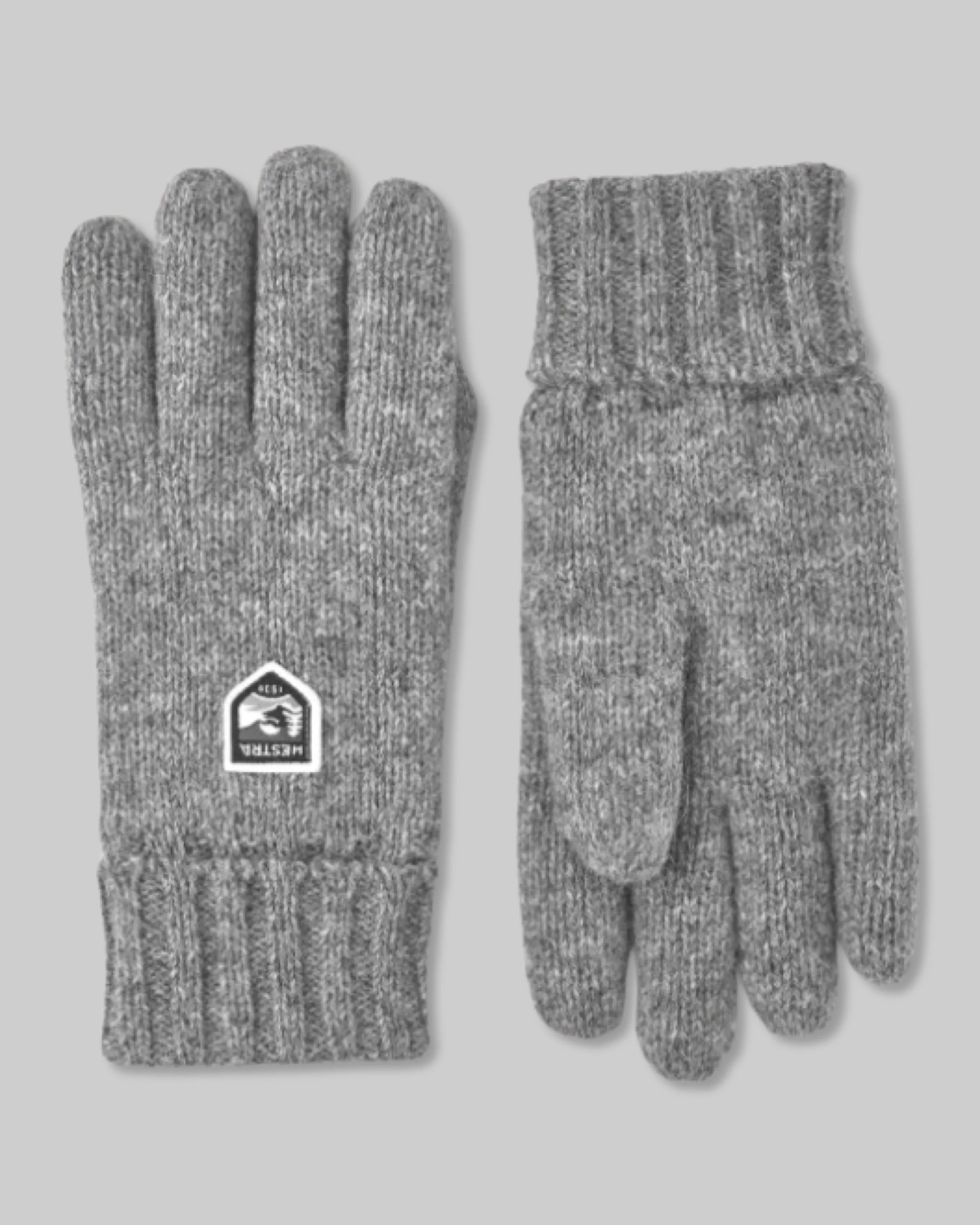 Hestra Basic Wool Gloves Grey