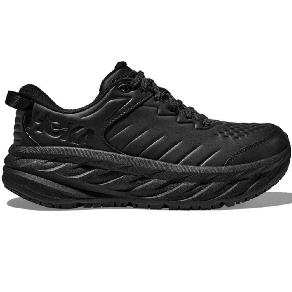 Hoka Men's Bondi Slip Resistant Black / Black