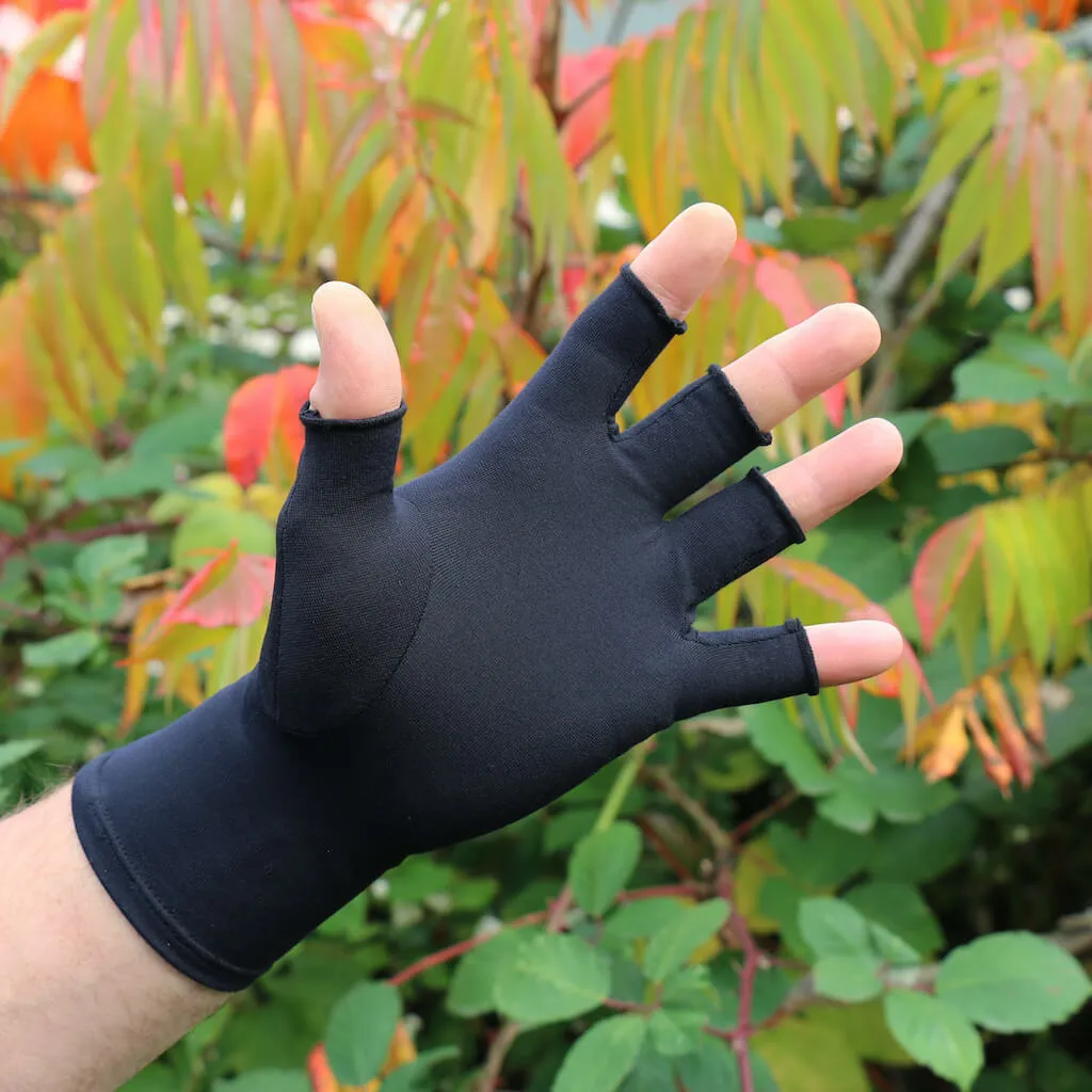 Infrared Compression Arthritis Half Finger Gloves