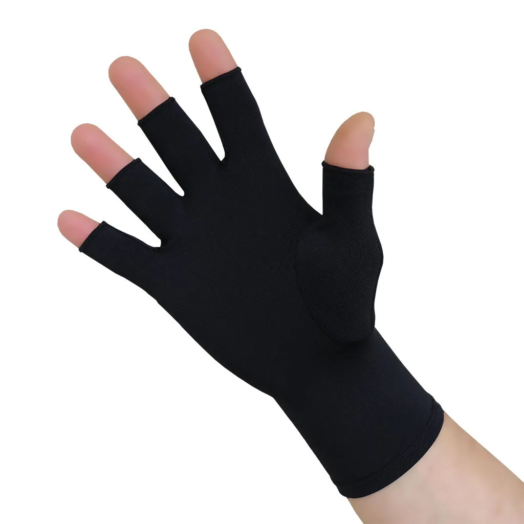 Infrared Compression Arthritis Half Finger Gloves