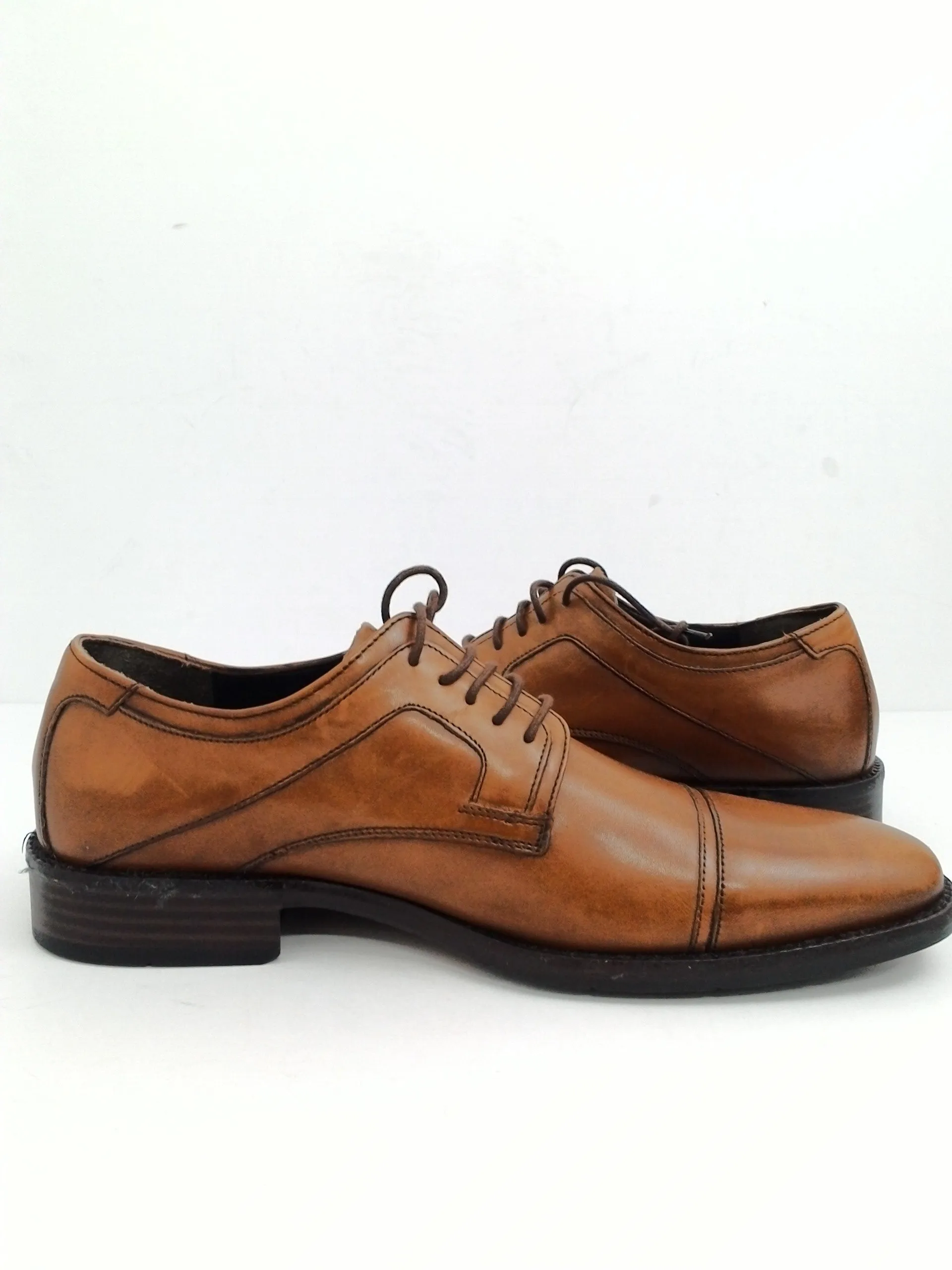 Johnston & Murphy Men's Larsey Oxford Brown Leather Size 11.5M