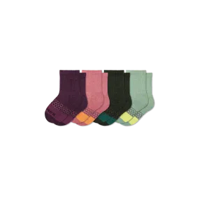 Junior Marl Calf Sock 4-Pack