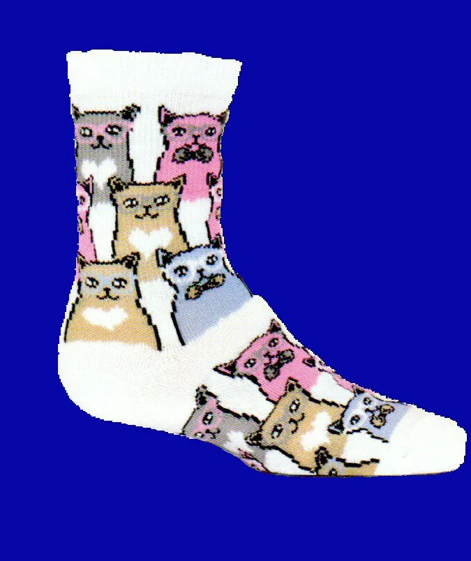 K Bell Kids Smarty Cats Sock