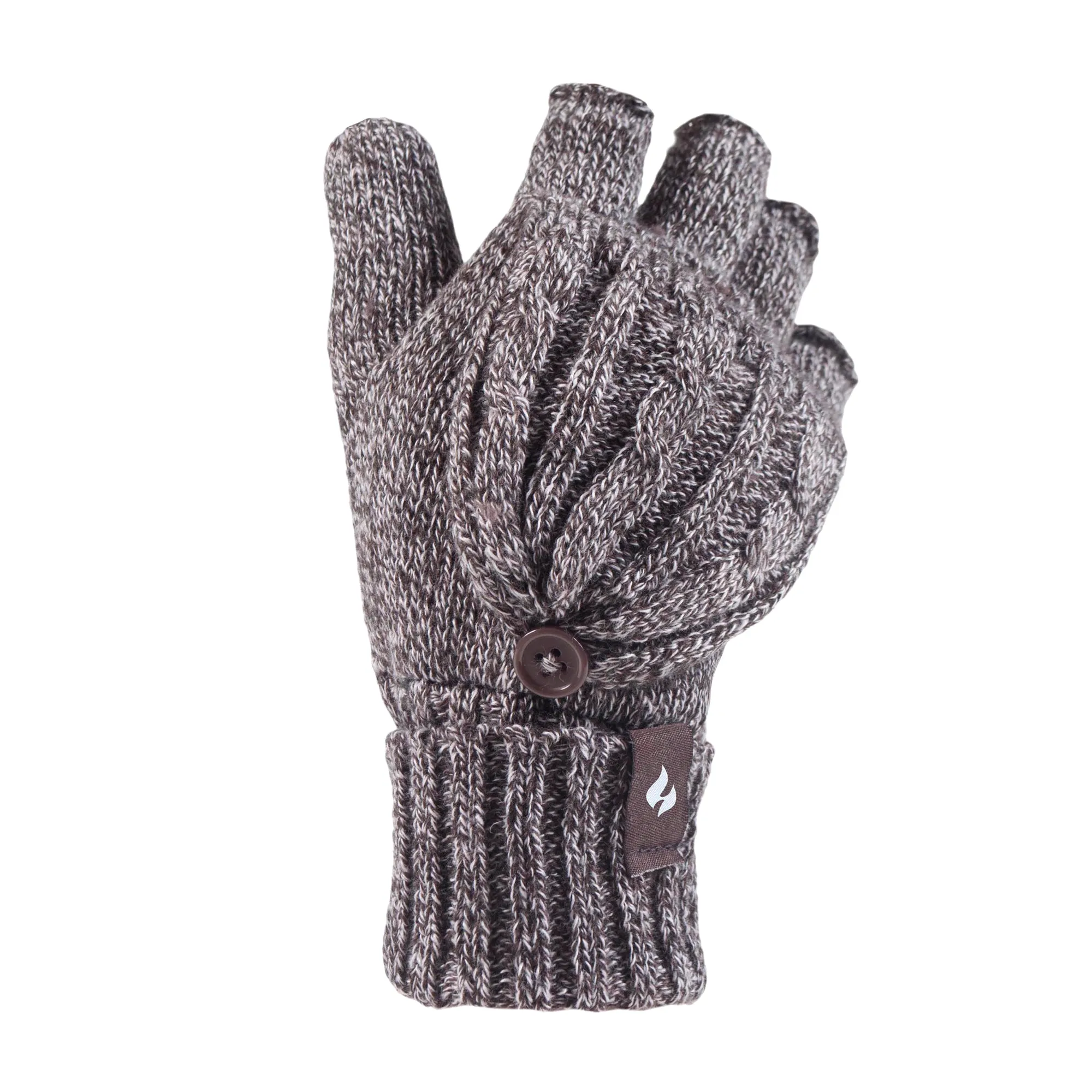 Ladies Thermal Converter Mittens - Fawn