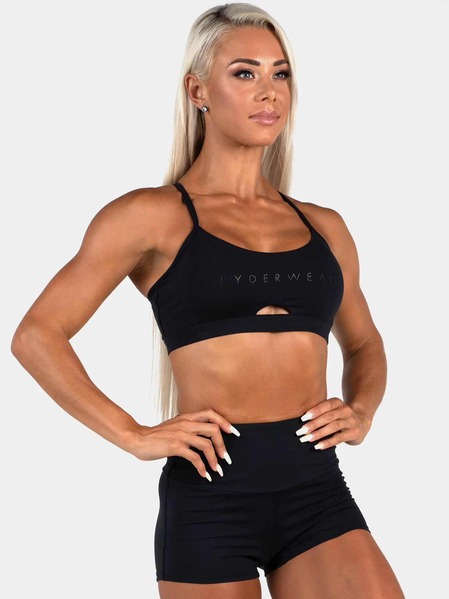 Little Black Sports Bra - Black