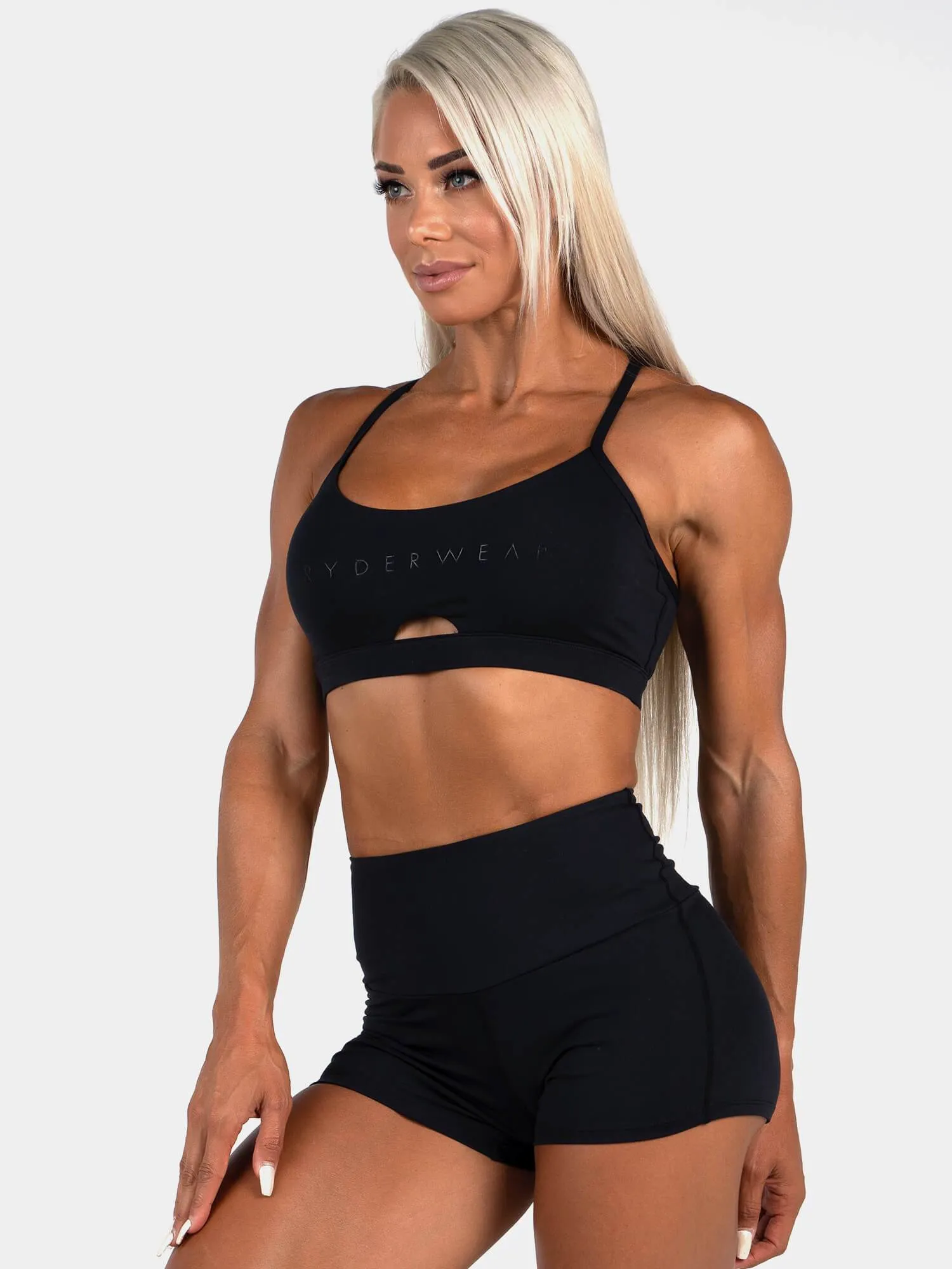 Little Black Sports Bra - Black