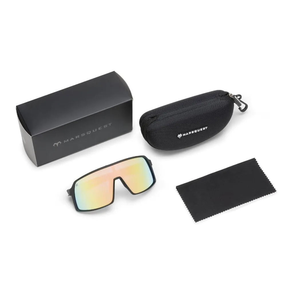 Marsquest Model S Sunglasses - Carbon Black & Rose