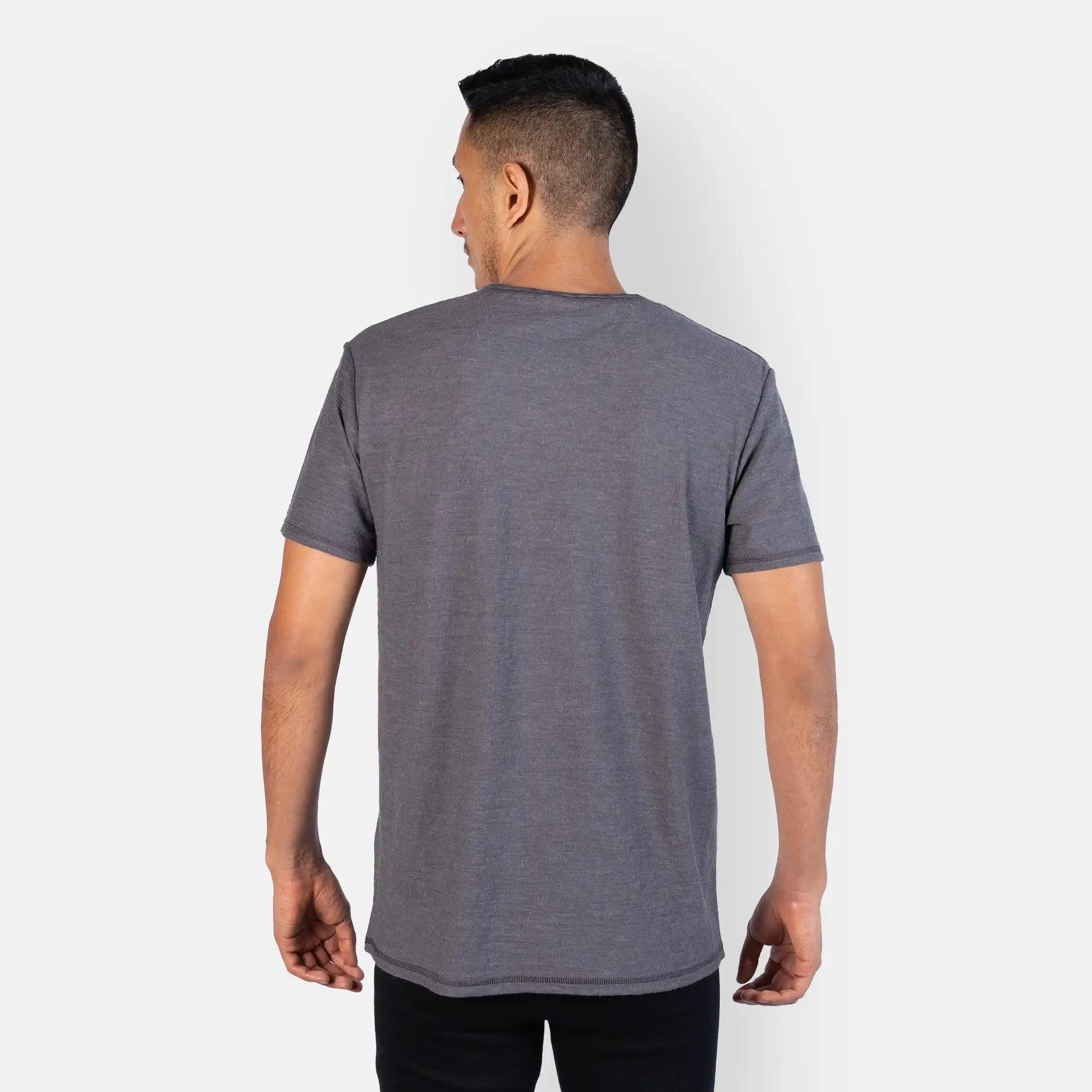 Men's Alpaca Wool Hiking T-Shirt: 160 Ultralight - Relaxed Fit