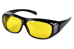 NIGHT VISION ANTI-GLARE WRAPAROUND GLASSES