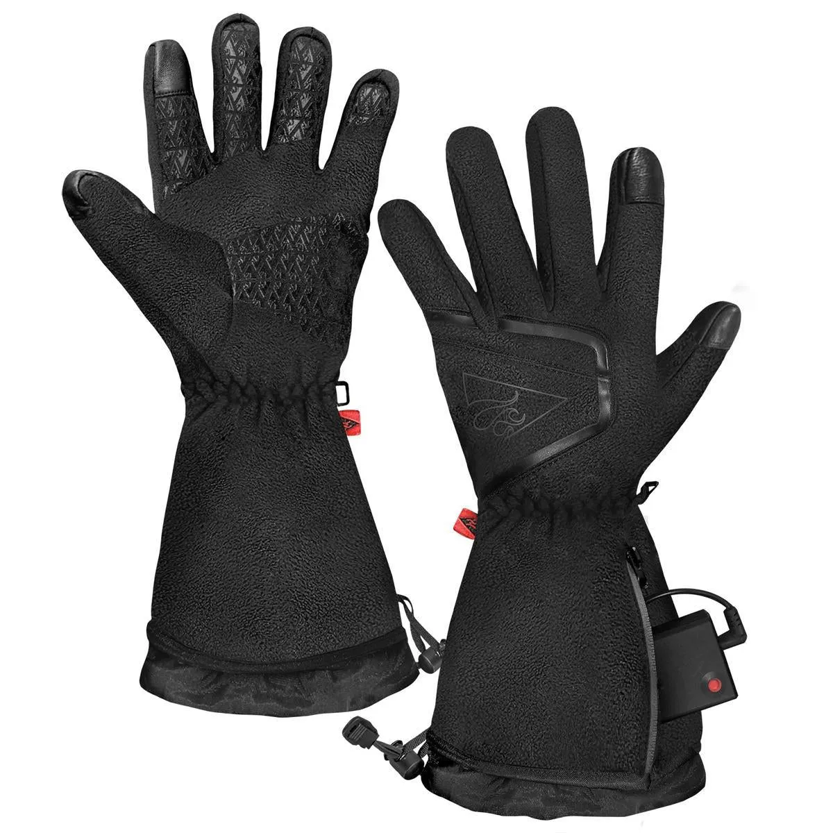 Open Box ActionHeat AA Men's Fleece Heated Gloves 2.0