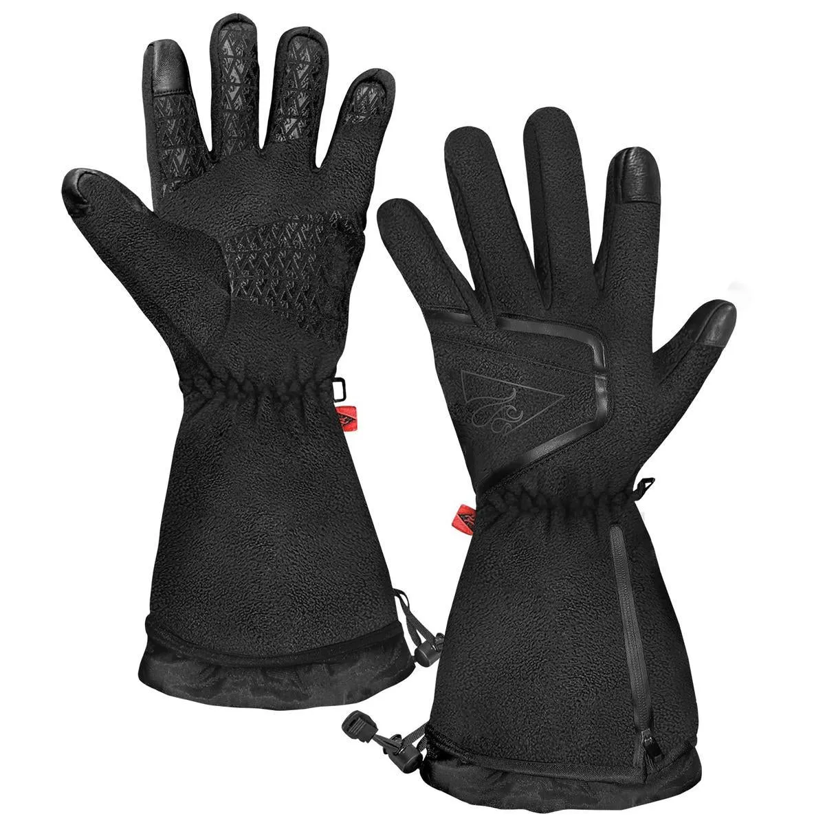 Open Box ActionHeat AA Men's Fleece Heated Gloves 2.0