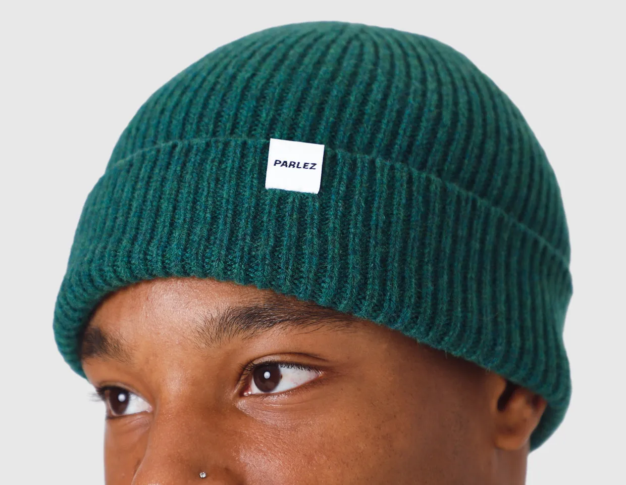 Parlez Cooke Heavy Knit Beanie / Deep Green