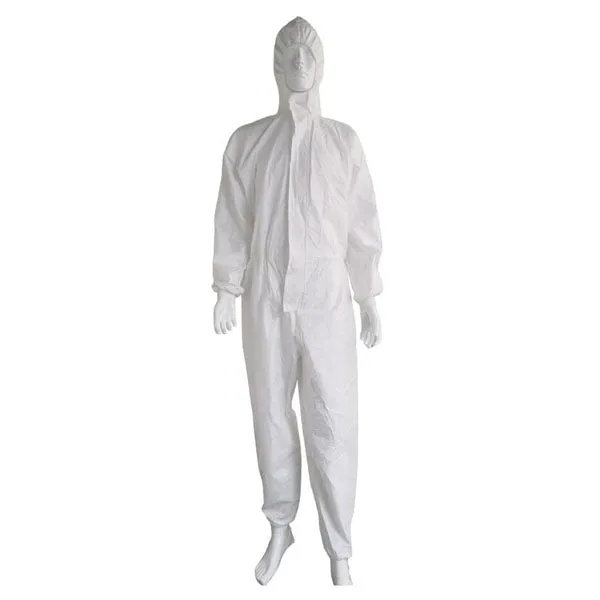 POLYPRO WHITE COVERALL GARMENTS SUIT