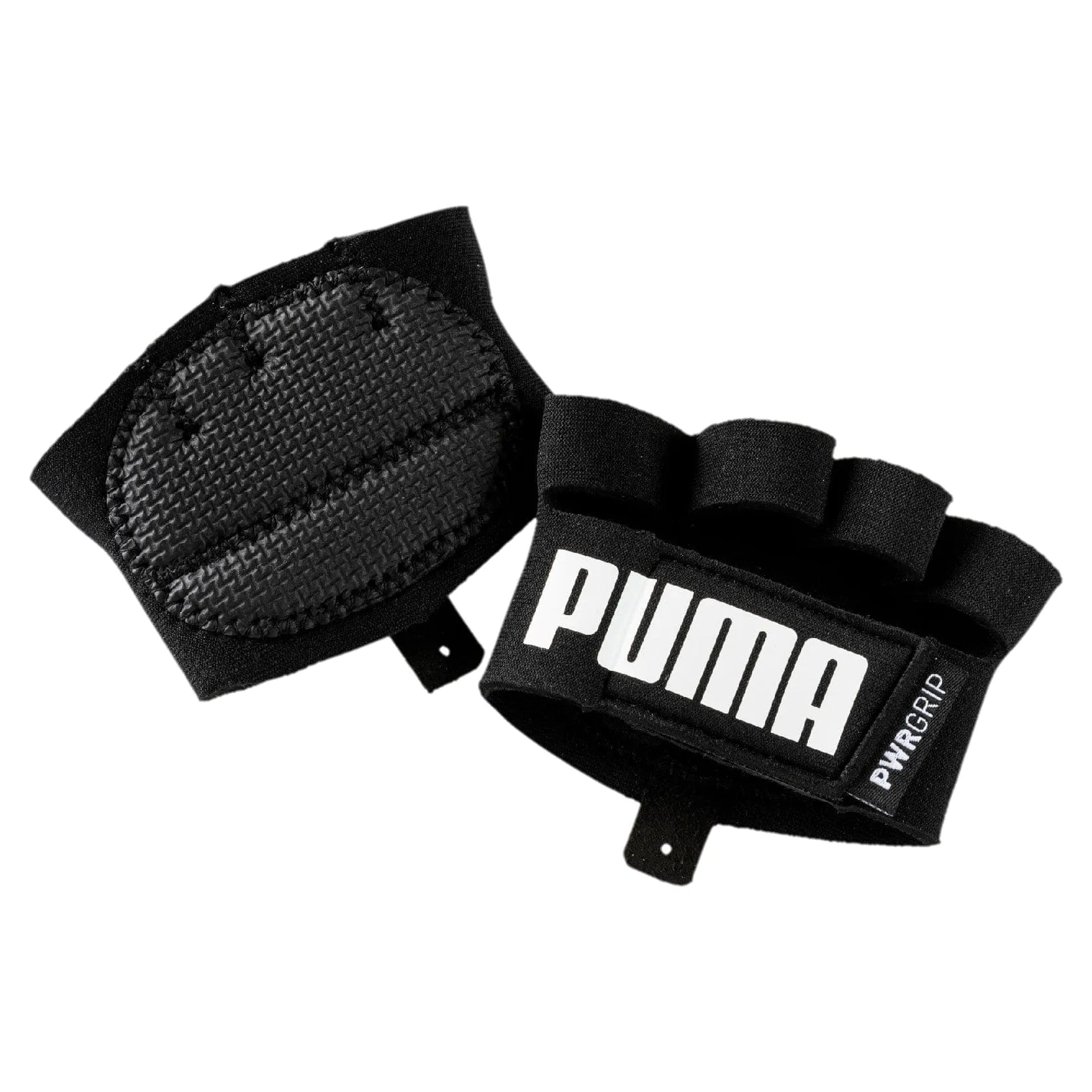 Puma Tr Ess Grip Gloves Black White Cut Fingered