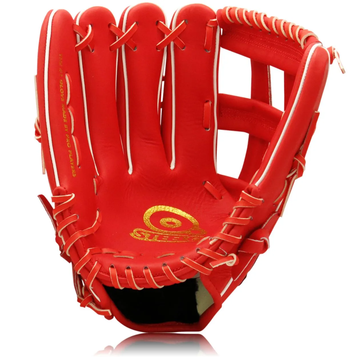 Red 'Hype 1' PRO HYDE™ Series Outfielder's Glove - 12.75 Inch LHT