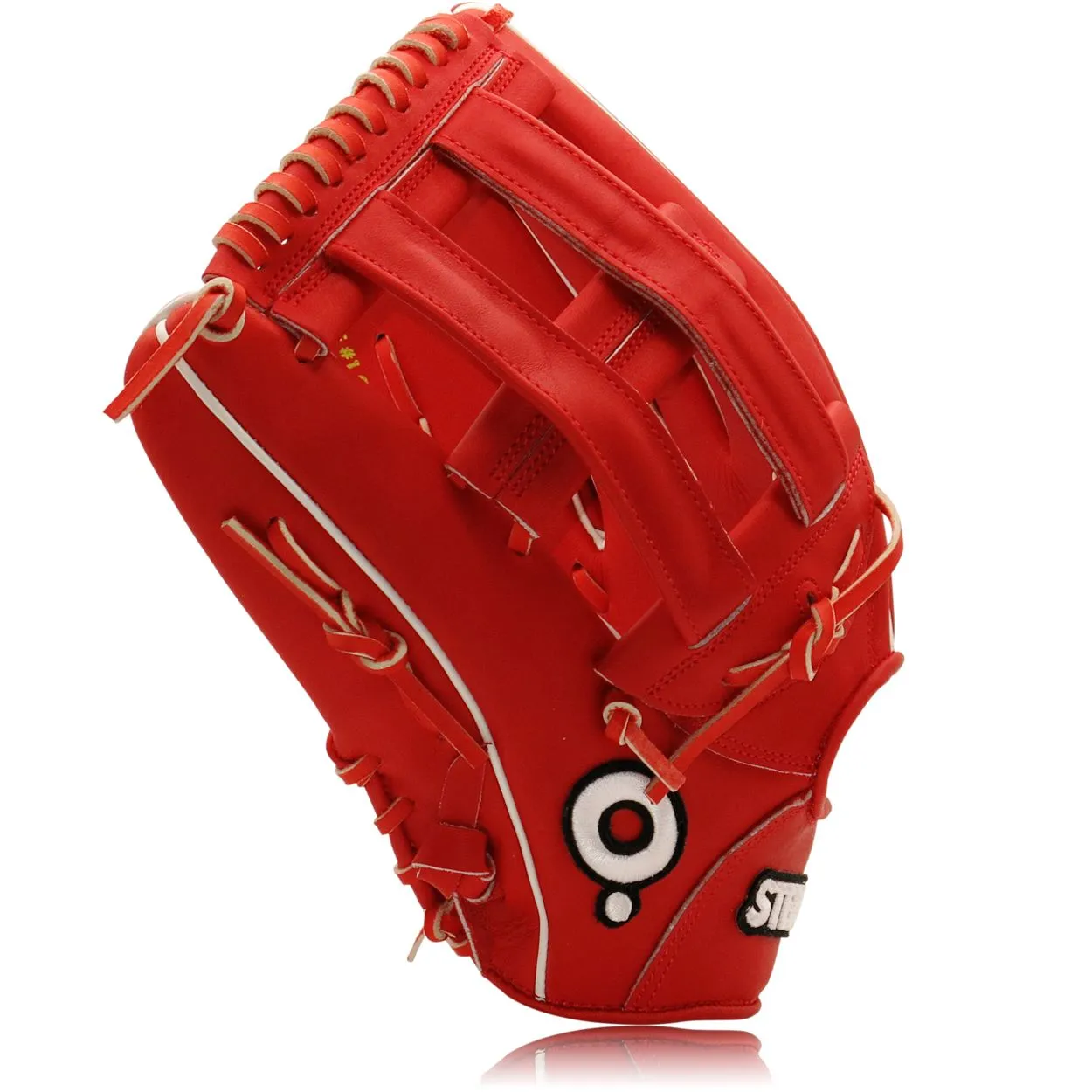 Red 'Hype 1' PRO HYDE™ Series Outfielder's Glove - 12.75 Inch LHT