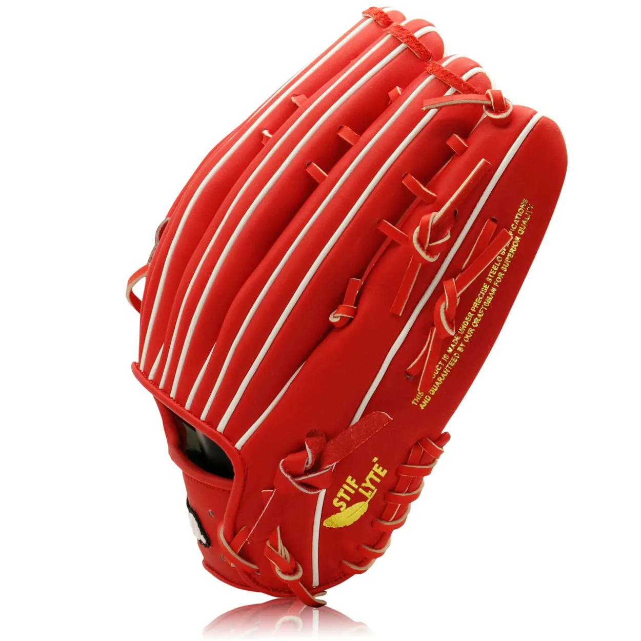 Red 'Hype 1' PRO HYDE™ Series Outfielder's Glove - 12.75 Inch LHT