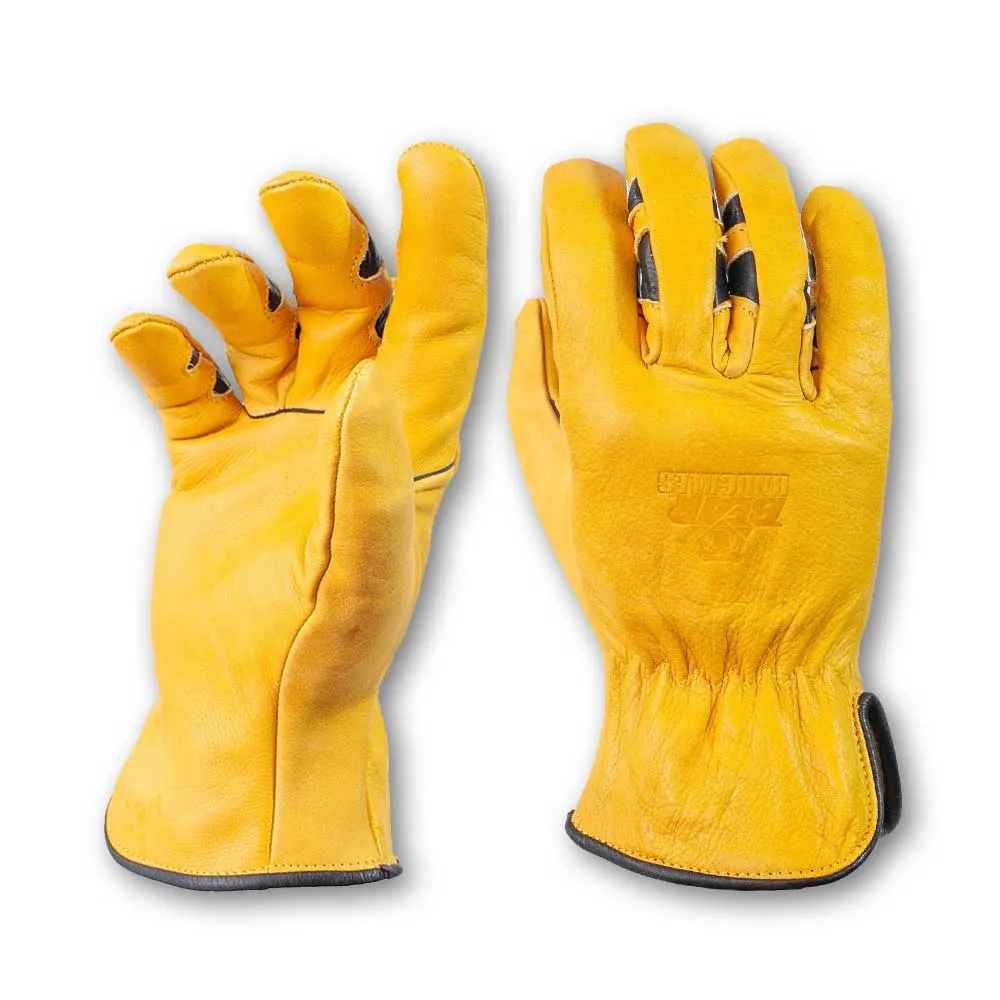 Regular Duty Leather Cowhide Driver Gloves - D351