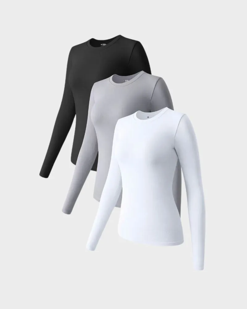 SheCurve® Long Sleeve Shaper Tee Shirts