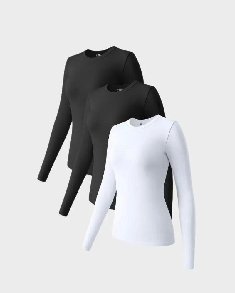 SheCurve® Long Sleeve Shaper Tee Shirts