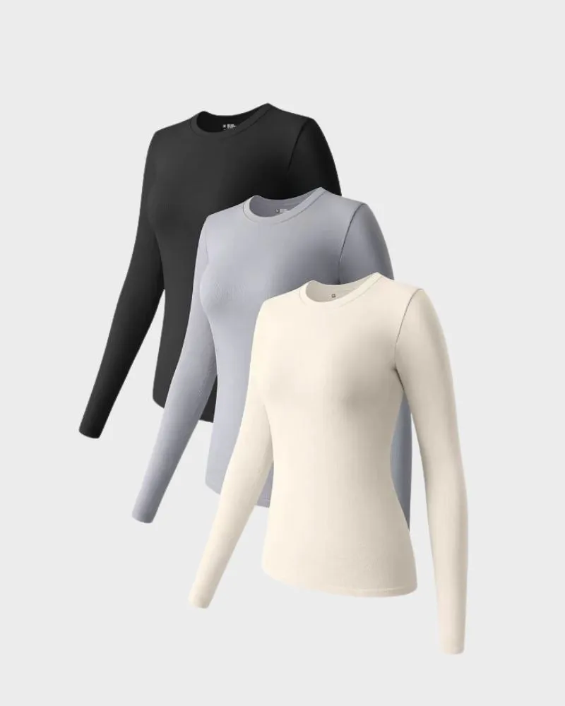 SheCurve® Long Sleeve Shaper Tee Shirts