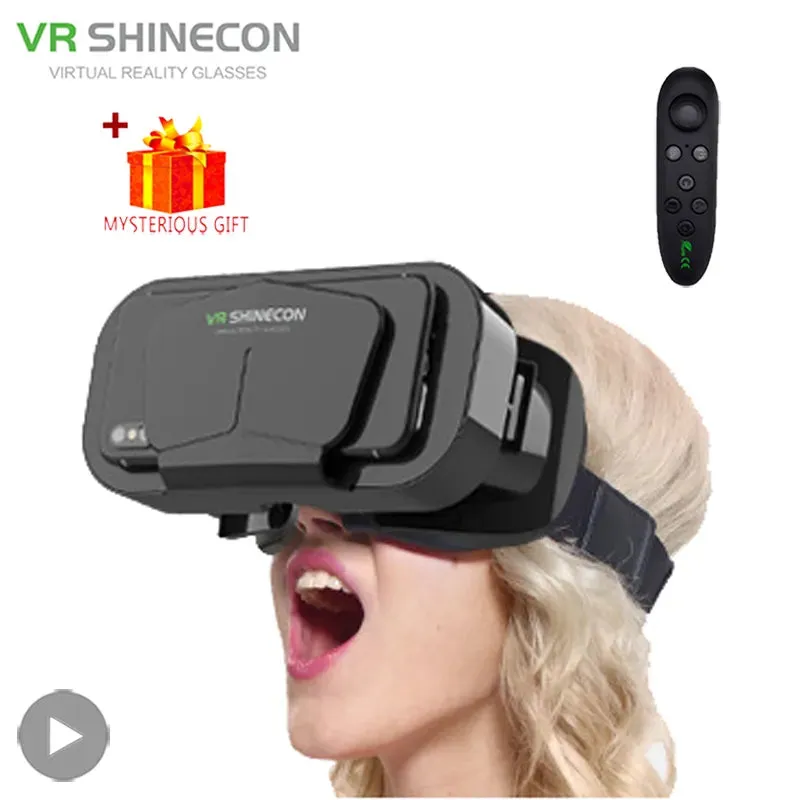 Shinecon VR Glasses 3D Headset Virtual Reality Devices Helmet