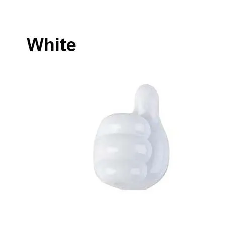 Silicone Thumb Wall Hook Cable Clip Wire Desk Organizer Brush Storage Wall Sticker Gadgets Useful Things For Home