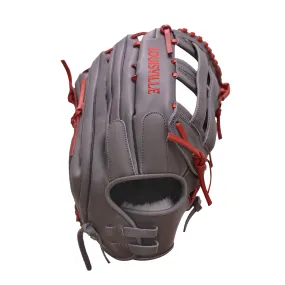 Super Z Slowpitch Fielding Glove 23 - Grey-Red