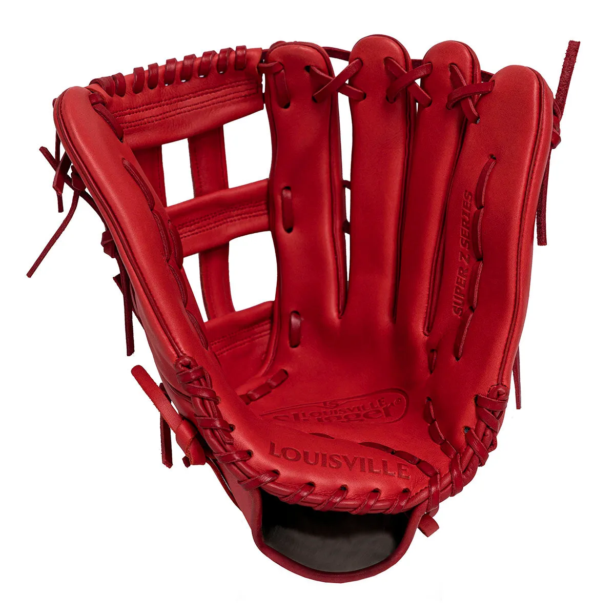 Super Z Stealth Series Slowpitch Fielding Glove 23 - Red