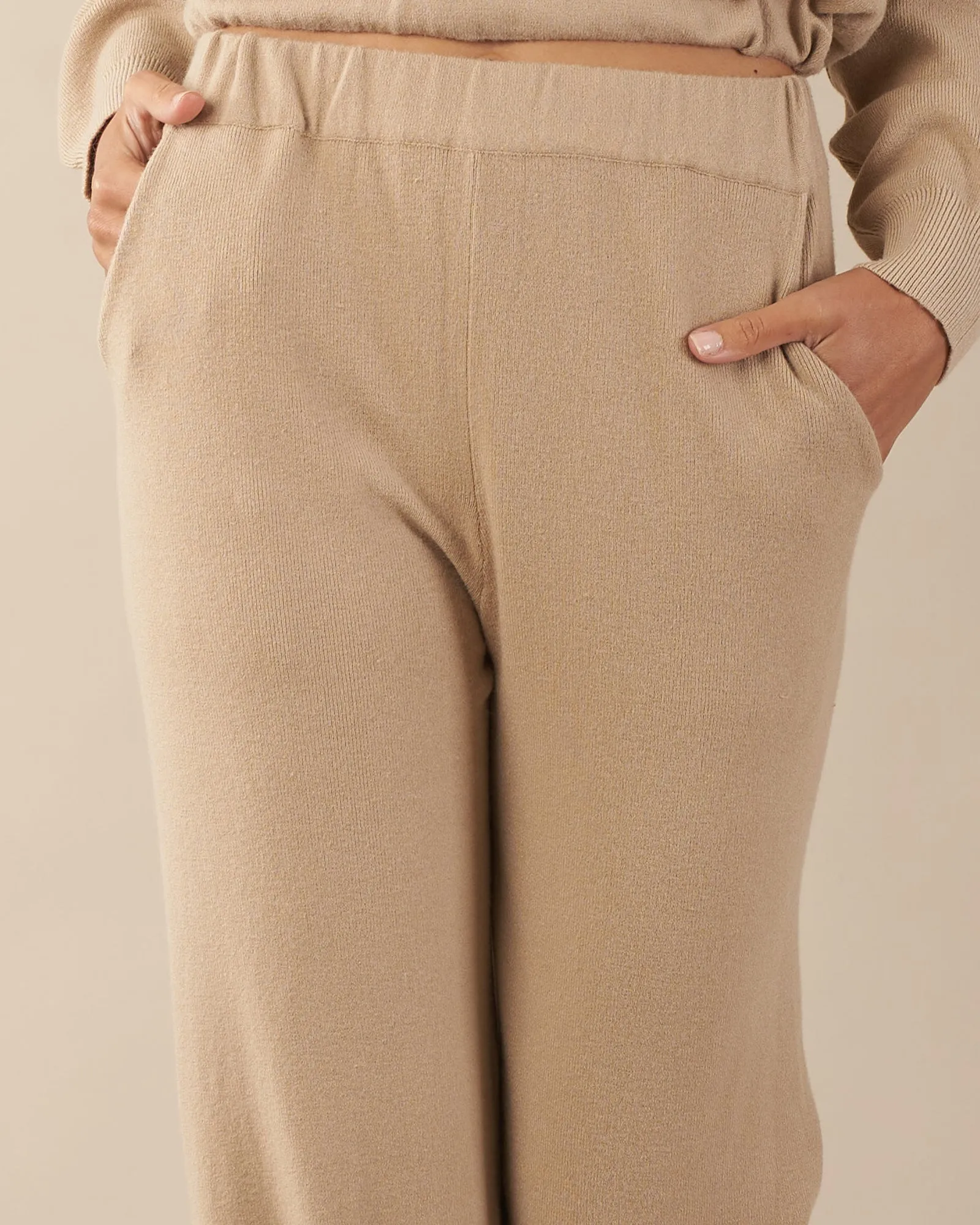 Titan Knit Jogger - Camel