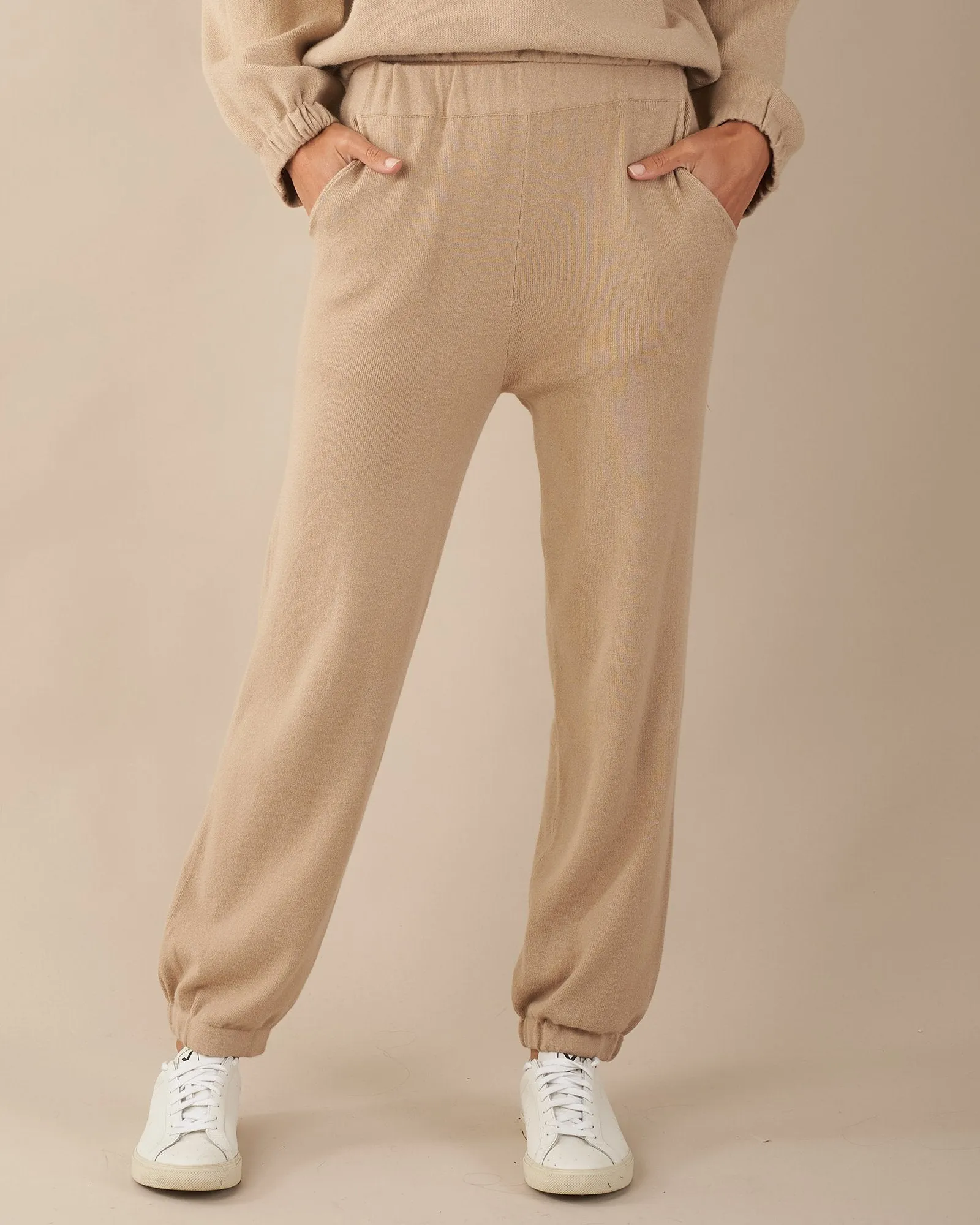 Titan Knit Jogger - Camel