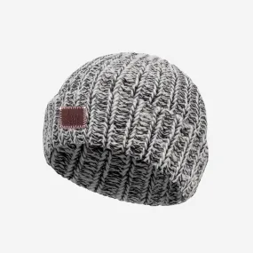 Toddler Black Speckled Cuffed Beanie