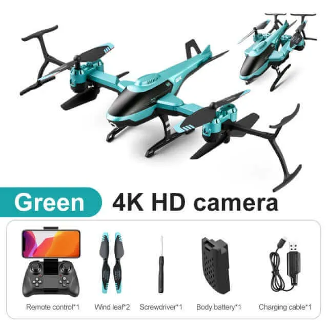 V10 4K Mini RC Drone with HD Camera, FPV Quadcopter, Professional 4K Drone Toy