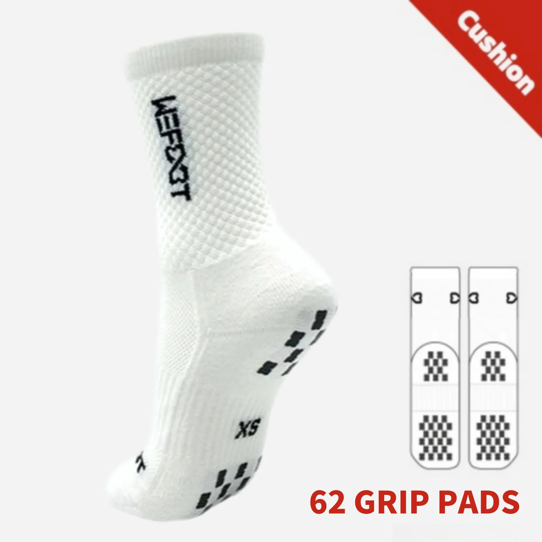 WEFOOT® IN&OUT Dual-Grip Kids Sports Socks (XS)