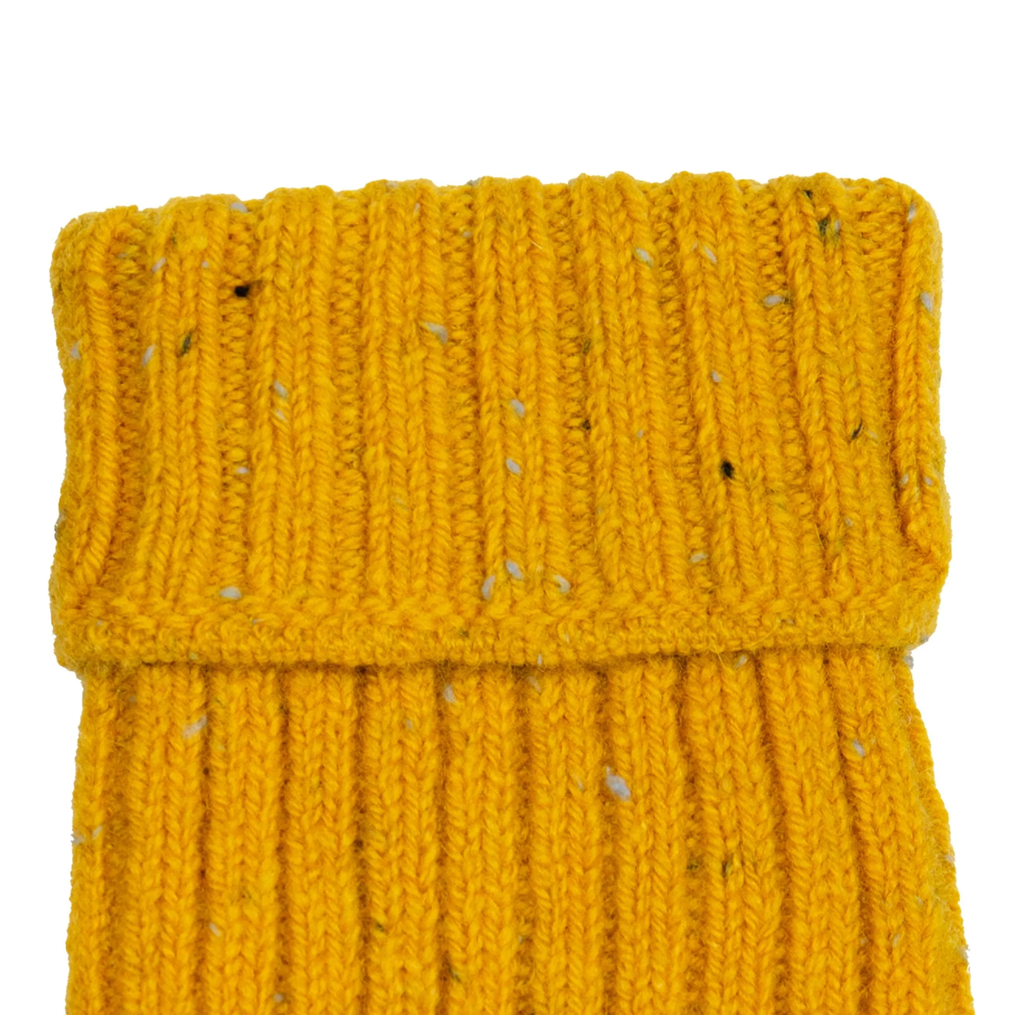 Women’s Ribbed Knit Fingerless Gloves with Mitten Flap