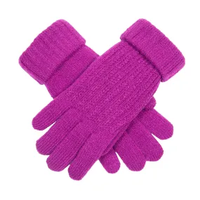 Women’s Ribbed Knit Gloves