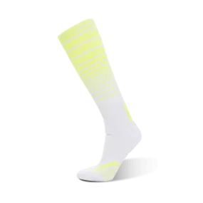 Women's Run Free Running Yellow knee high socks 2-packs