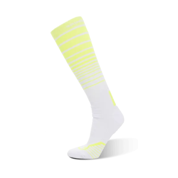 Women's Run Free Running Yellow knee high socks 2-packs