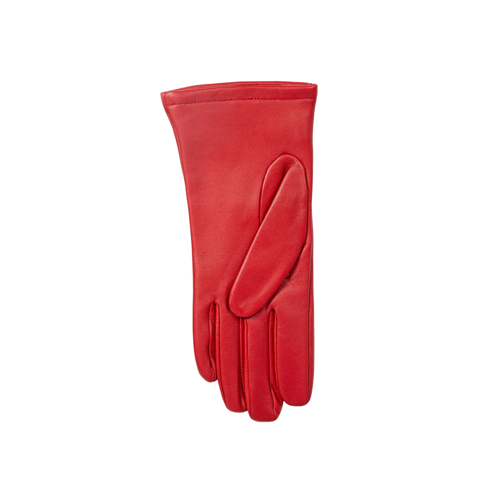 Women's Single-Point Lined Leather Gloves