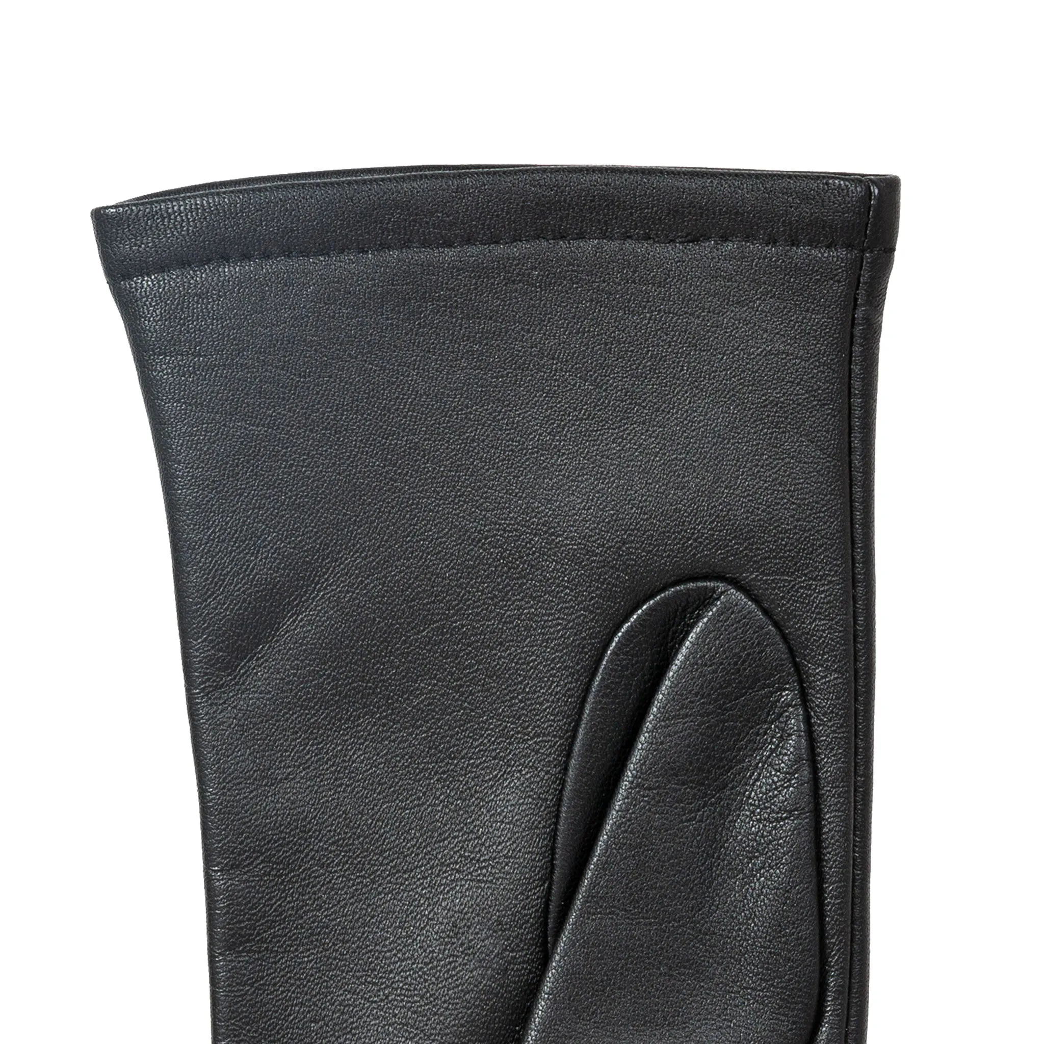 Women's Single-Point Lined Leather Gloves