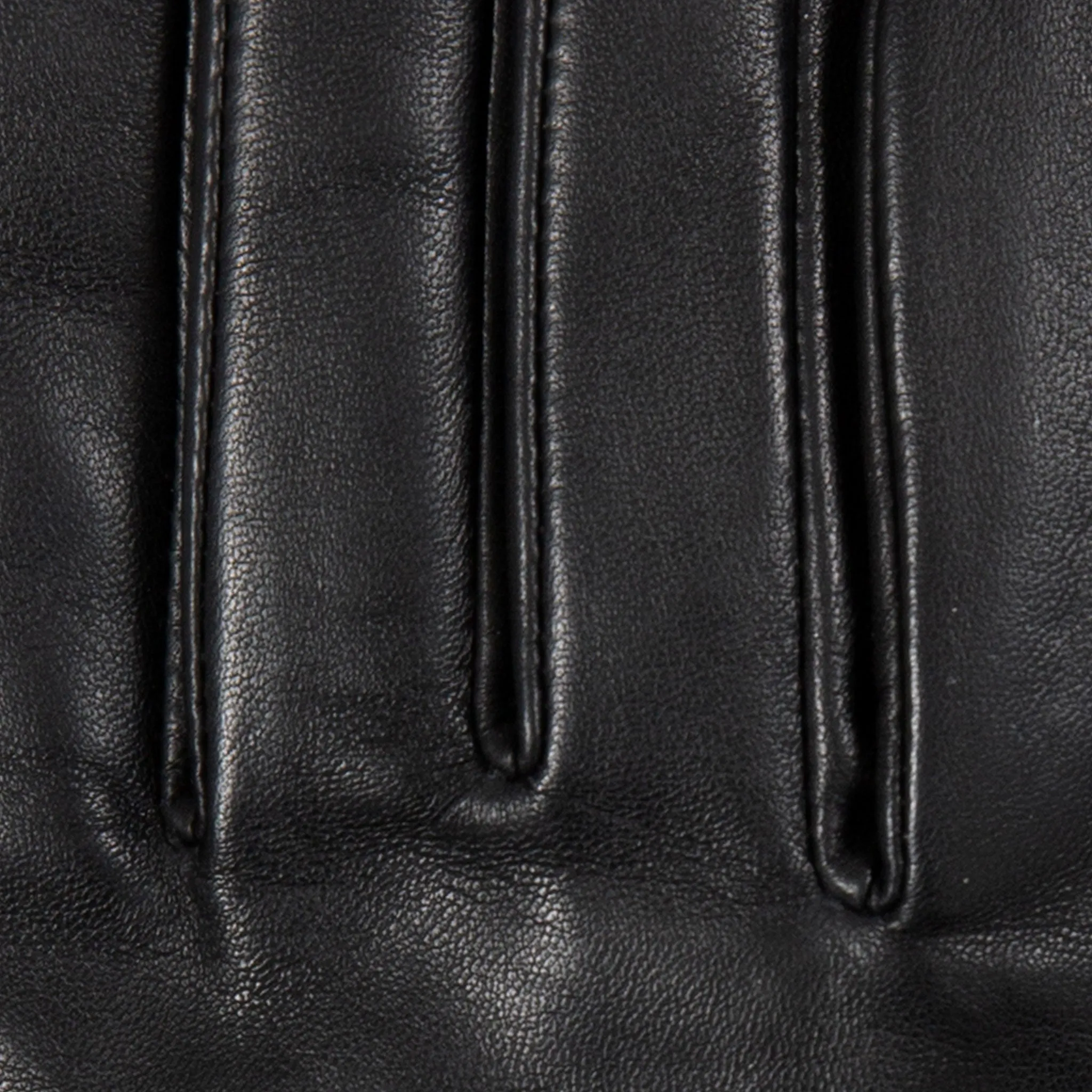 Women’s Wool-Lined Leather Gloves with Quilted Cuffs and Bow