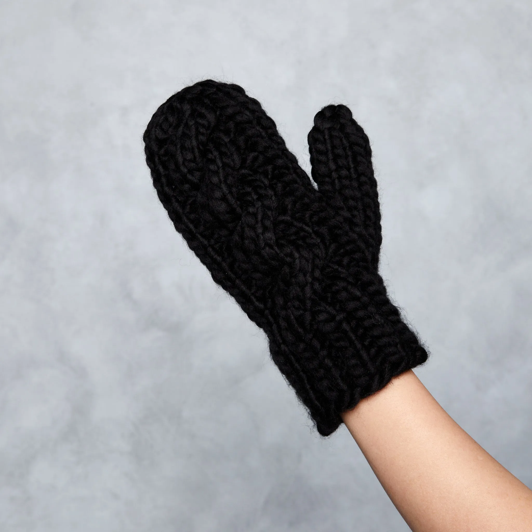 Wool Knitted Mittens