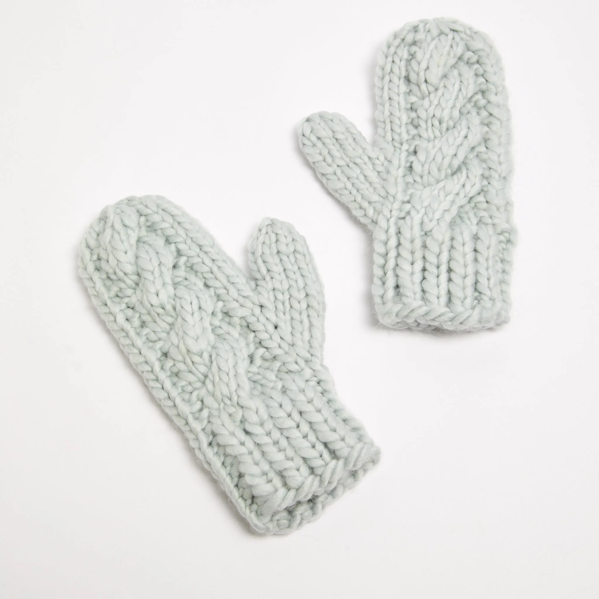 Wool Knitted Mittens