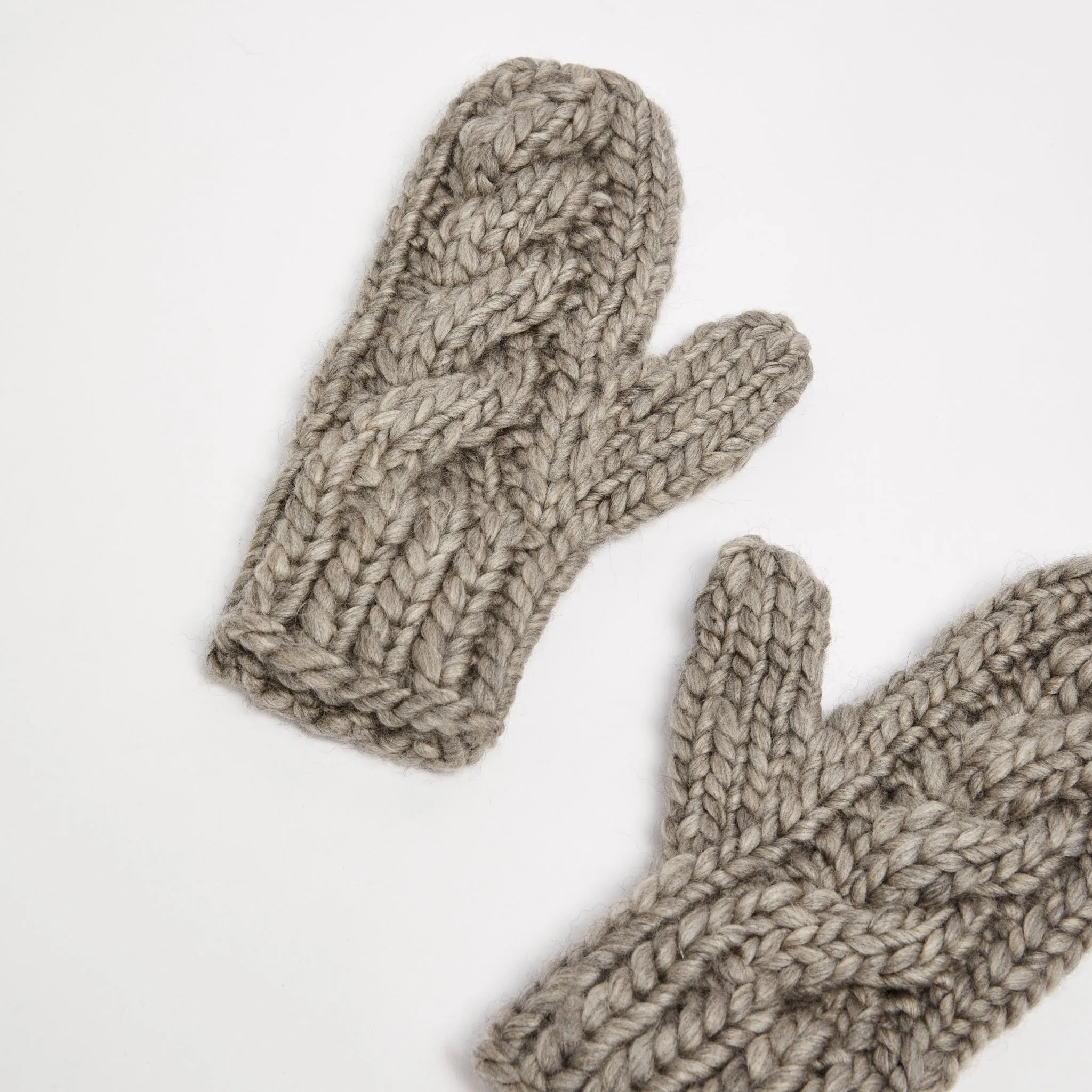 Wool Knitted Mittens