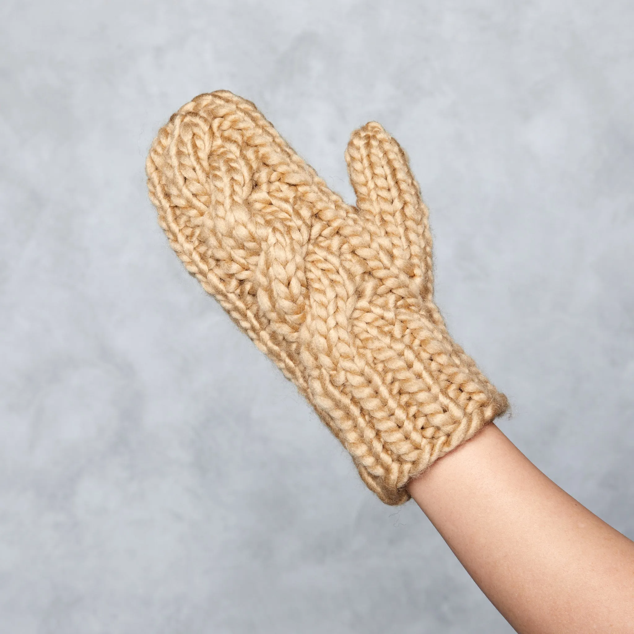 Wool Knitted Mittens