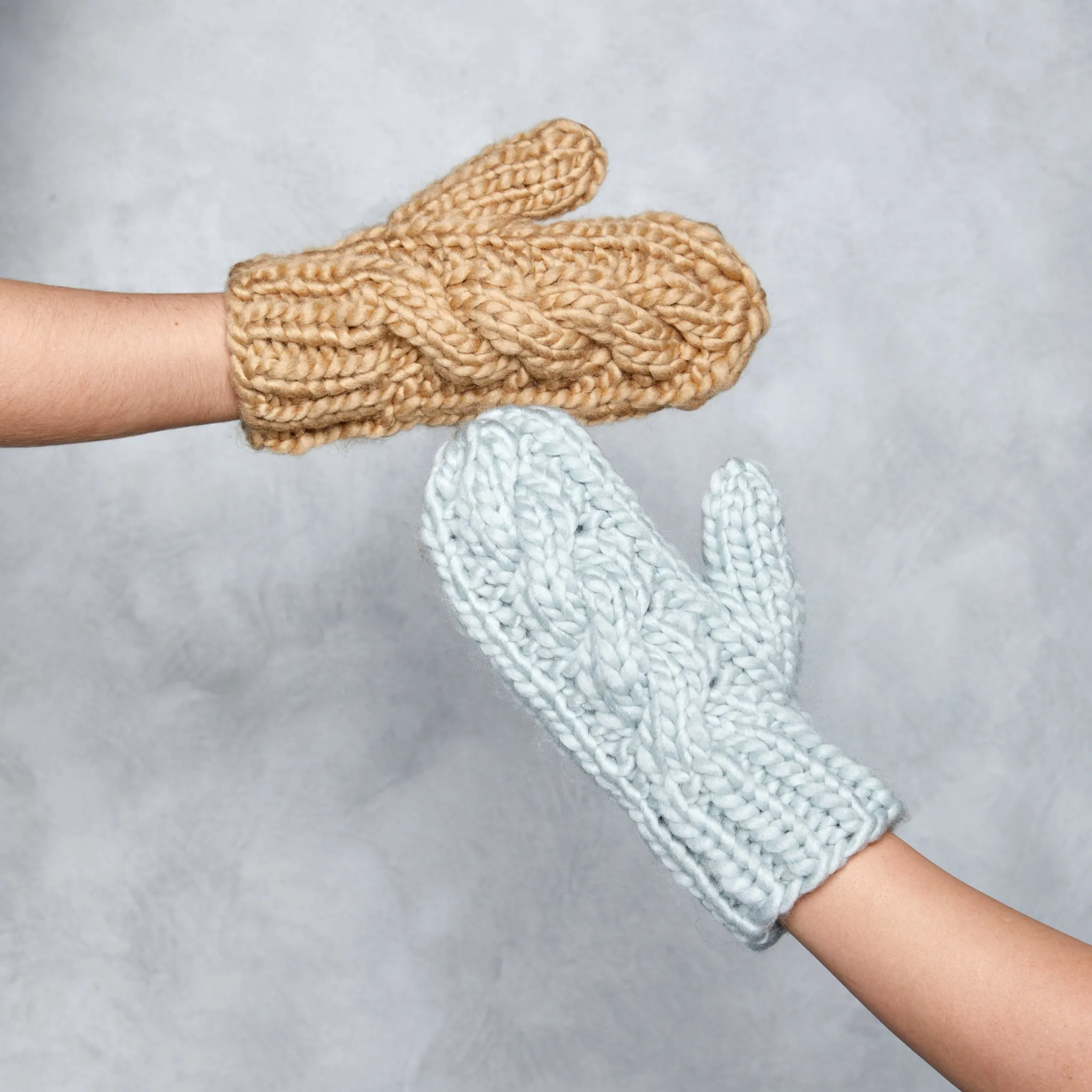 Wool Knitted Mittens