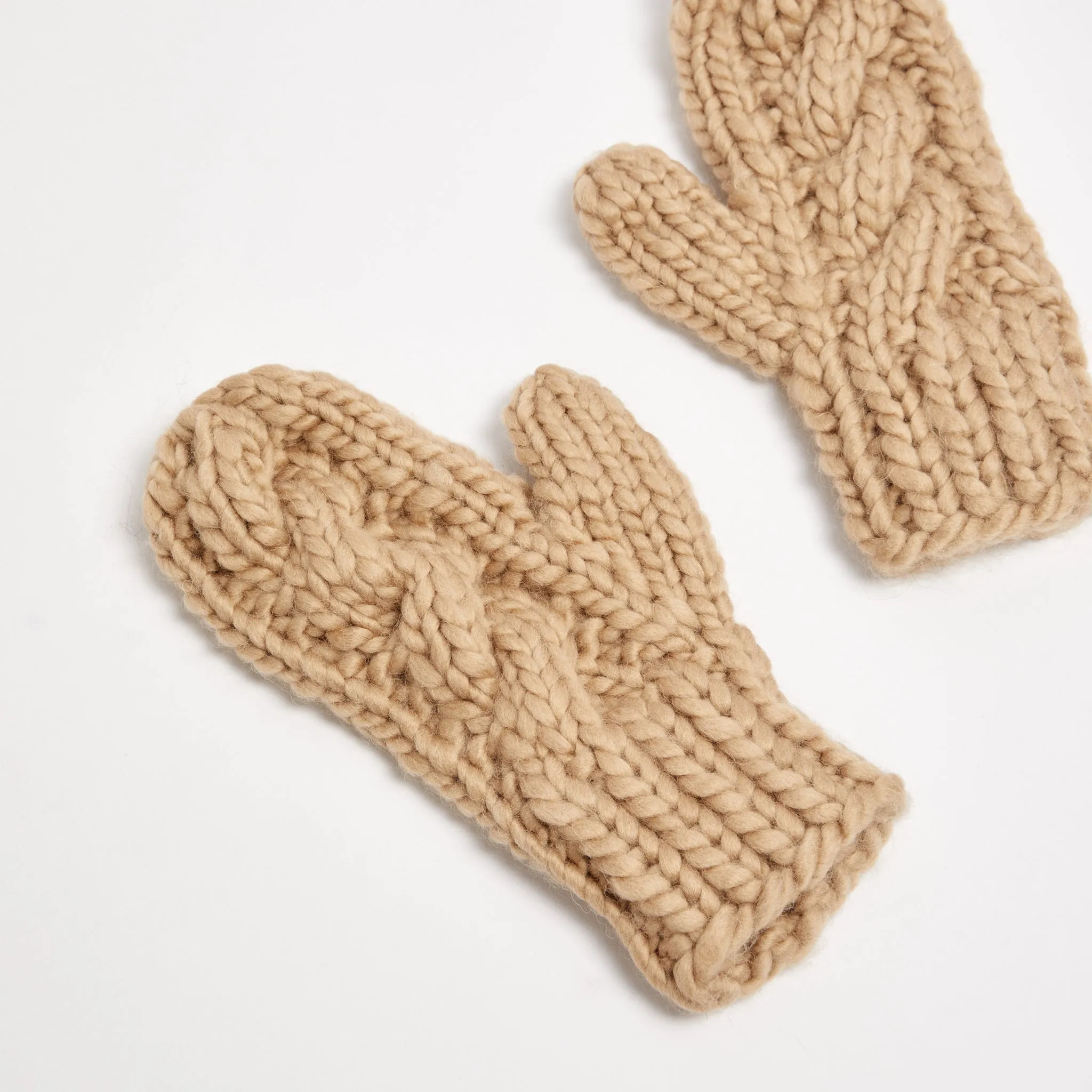 Wool Knitted Mittens