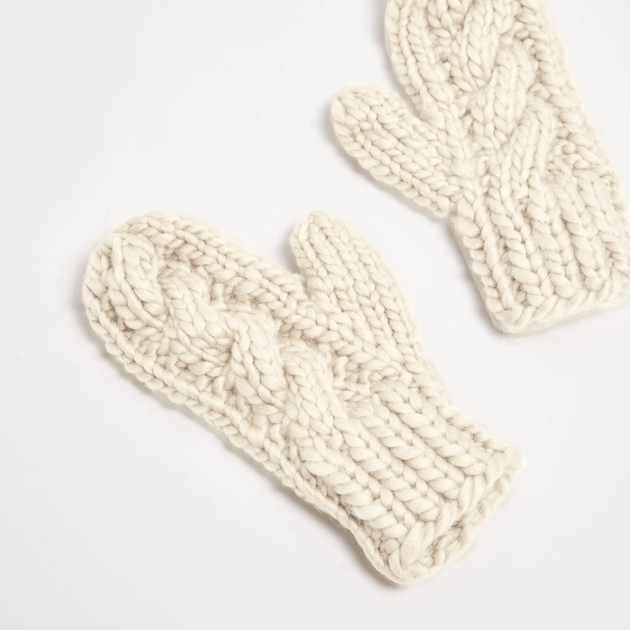 Wool Knitted Mittens