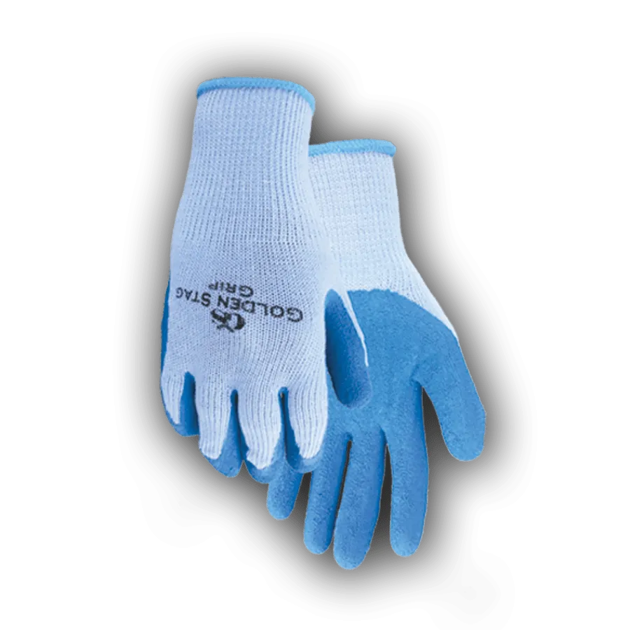 Work Gloves with Grip Blue 81 (6 pair)